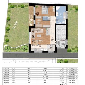 AR Földszint F/1 lakás