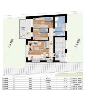 AR Emelet I/1 lakás