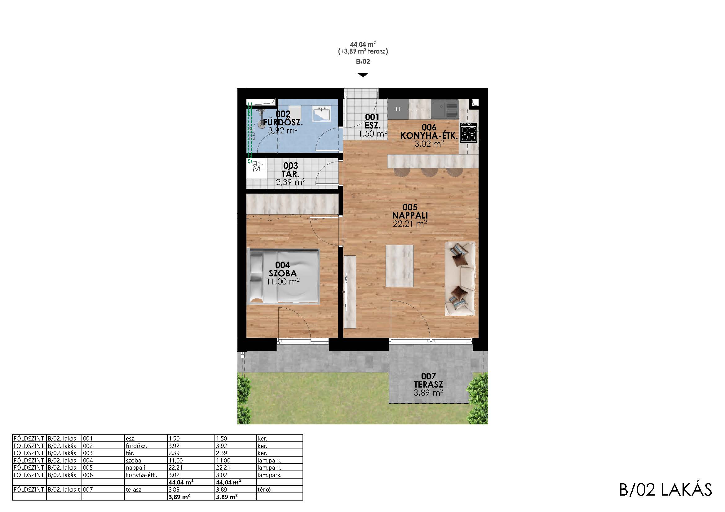 BNA Földszint B/02. lakás - Image 3