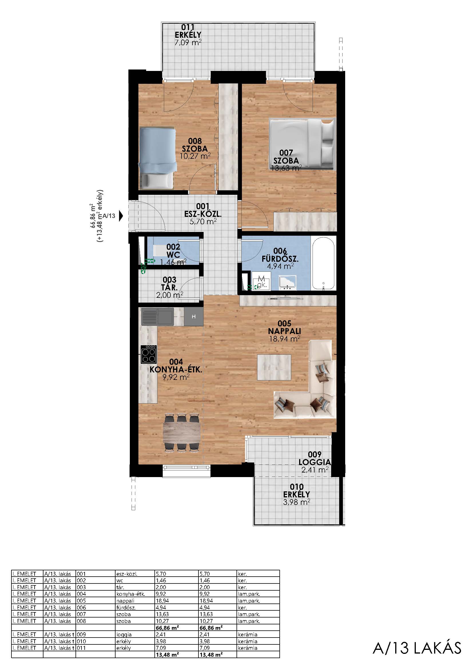 BNA 1. Emelet A/13. lakás - Image 3